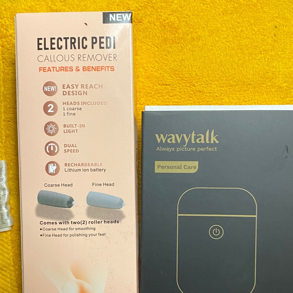 Wavytalk Electric shaver and pedi callous  remover